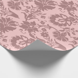 Roses Floral Blush Pink Pastel Mauve Lilac Royal Wrapping Paper