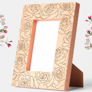 Roses Floral Botanical Engraved Frames