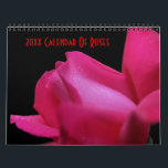 Roses Flower Photography  Calendar<br><div class="desc">A collection of beautiful roses in many different colors calendar. Photography by Susan. Click on Customize to add text and change font size, style and color. These images are available on many products in my store. Links to my stores are located on my Profile page. Thanks for stopping by Smilin'...</div>