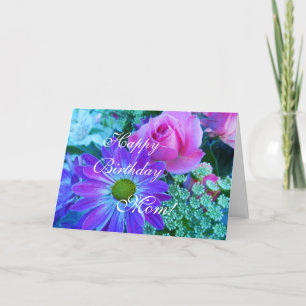 Roses for Mom: Happy Birthday mom! Card