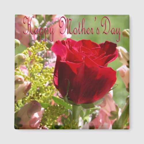 Roses for Mother Happy Mothers Day Magnet