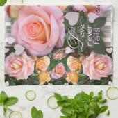 Roses for my Love ~ Kitchen Towel (Folded)