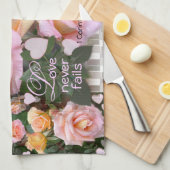 Roses for my Love ~ Kitchen Towel (Quarter Fold)