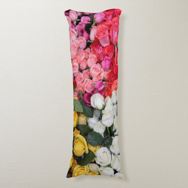 Roses for sale, San Miguel de Allende, Mexico Body Pillow (Front Vertical)
