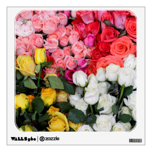 Roses for sale, San Miguel de Allende, Mexico Wall Sticker