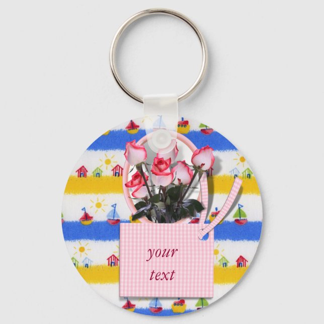 Roses for Someone special on Mother's Day Keychain (Front)