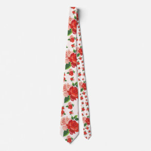Roses For U Neck Tie