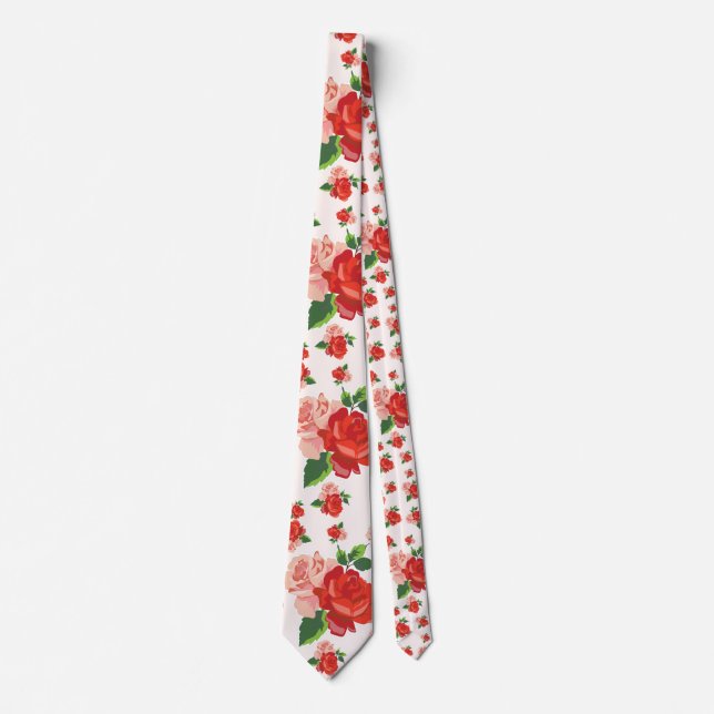Roses For U Neck Tie (Front)