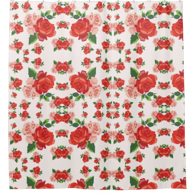 Roses For U Shower Curtain (Front)