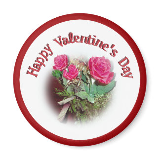 Roses for Valentine's Day Magnet