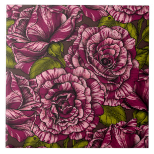 Roses for you ceramic tile