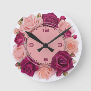 Roses for you round clock