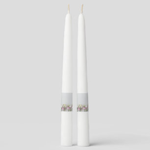 Roses funeral memorial taper candle