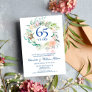 Roses Garland 45th 65th Wedding Anniversary Invitation