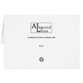 Roses Greeting Card (Back Horizontal)