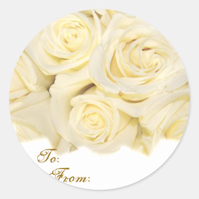 Roses Greetings_ Sticker (Front)