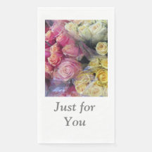 Roses Guest Paper Towel or Napkin