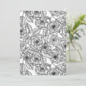 Roses hand drawn pattern (Standing Front)