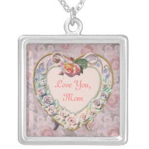 Roses Heart Frame - Mother's Day Necklace