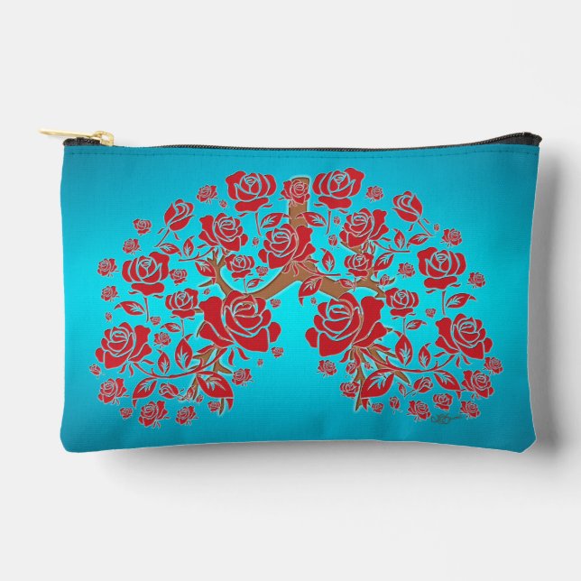 Roses & Hope  Accessory Pouch (Front)