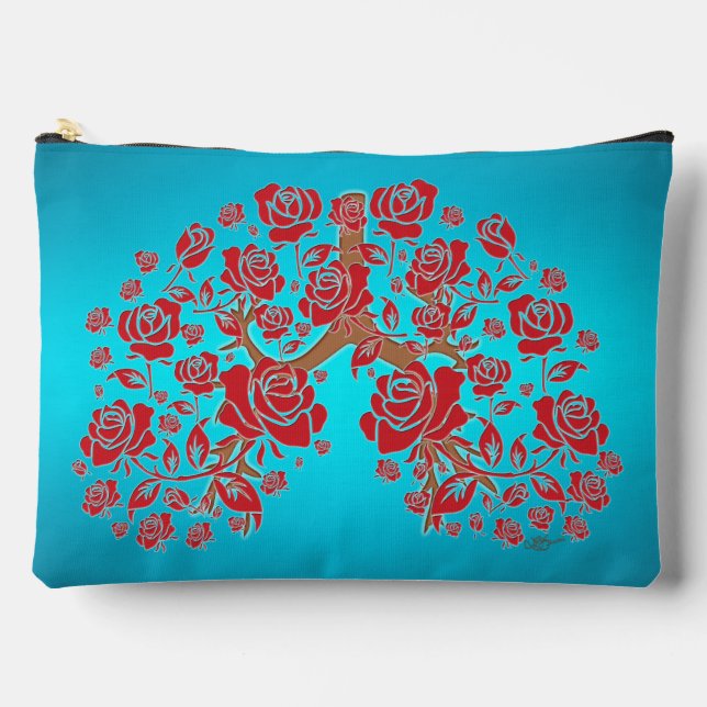 Roses & Hope  Accessory Pouch (Front)