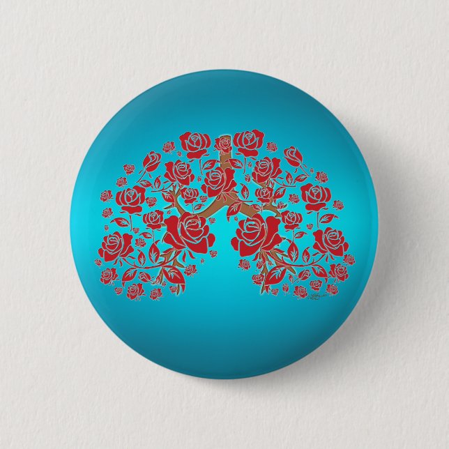 Roses & Hope Button (Front)