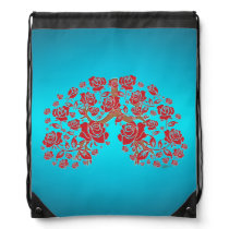 Roses & Hope Drawstring Bag
