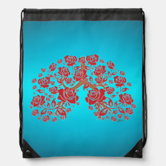 Roses & Hope Drawstring Bag