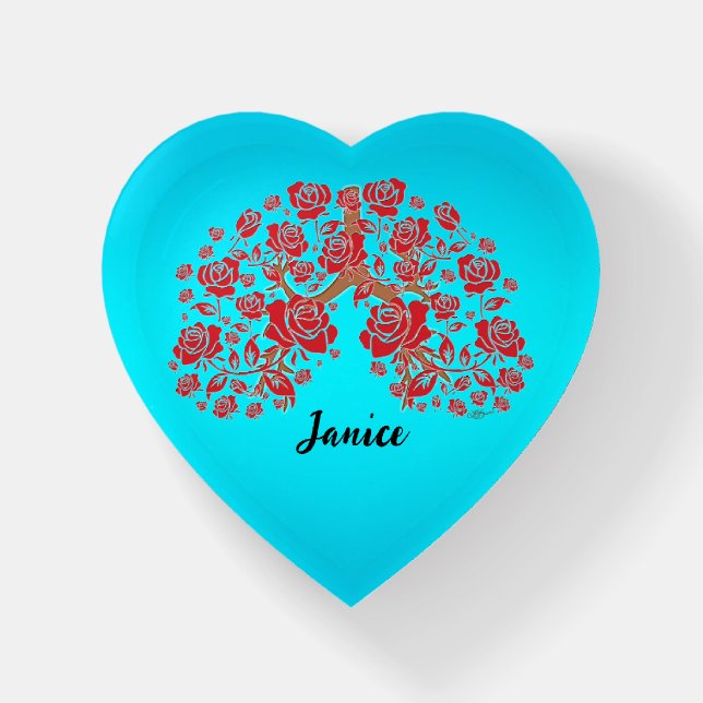 Roses & Hope Paperweight (Front)