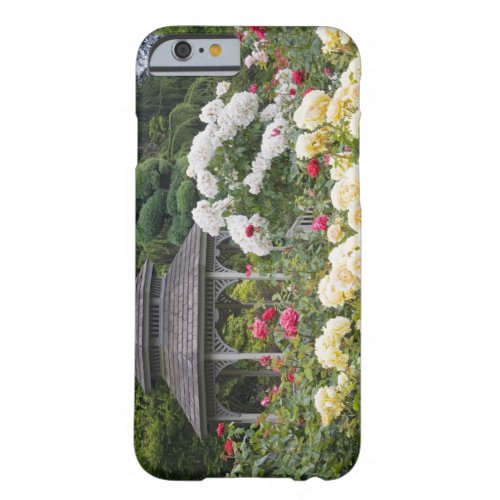 Roses in bloom and Gazebo Rose Garden at the Barely There iPhone 6 Case