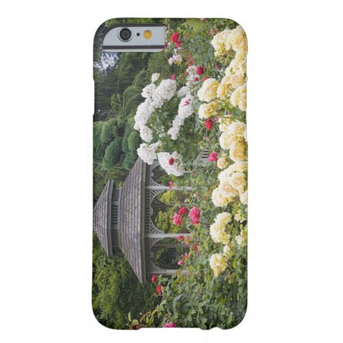 Roses in bloom and Gazebo Rose Garden at the Barely There iPhone 6 Case
