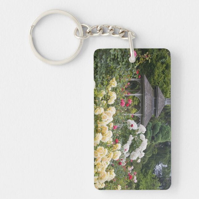 Roses in bloom and Gazebo Rose Garden at the Keychain (Front)