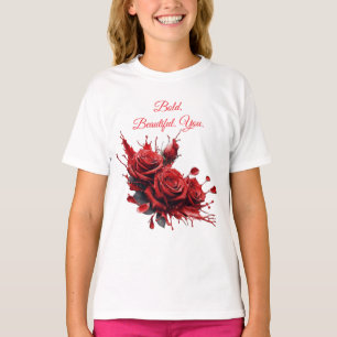 Roses in Bloom - Elegant Birthday T-Shirt