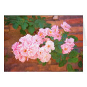 Roses In Bloom In Rome, Italy Inside Blank (Front Horizontal)