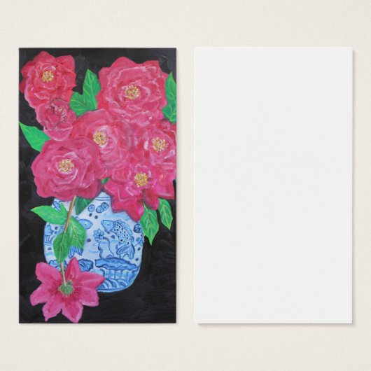 Roses in Chinese Vase (Front & Back)