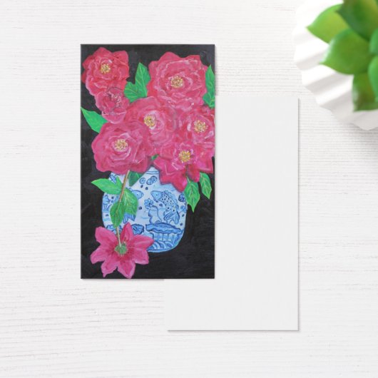 Roses in Chinese Vase (Desk)