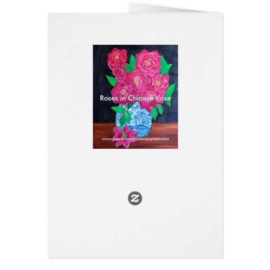 Roses in Chinese Vase (Back)