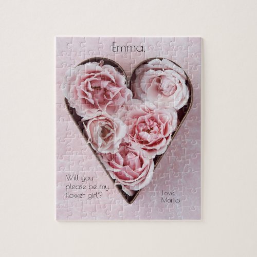 Roses in cookie cutter jigsaw puzzle
