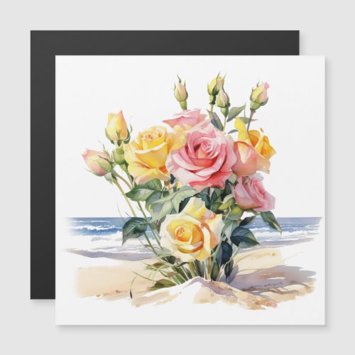 Roses in the beach design 