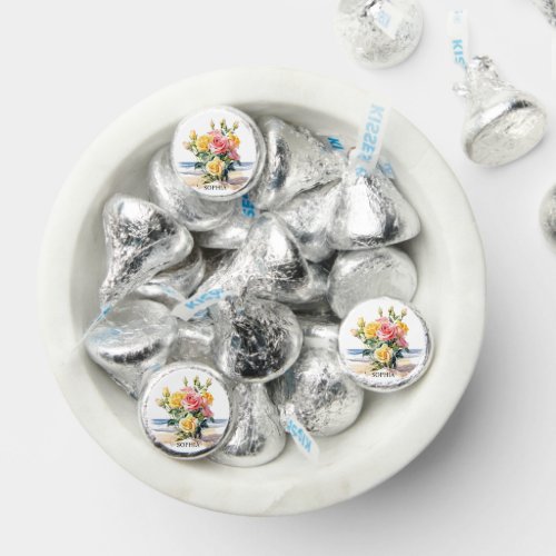 Roses in the beach design hersheys kisses