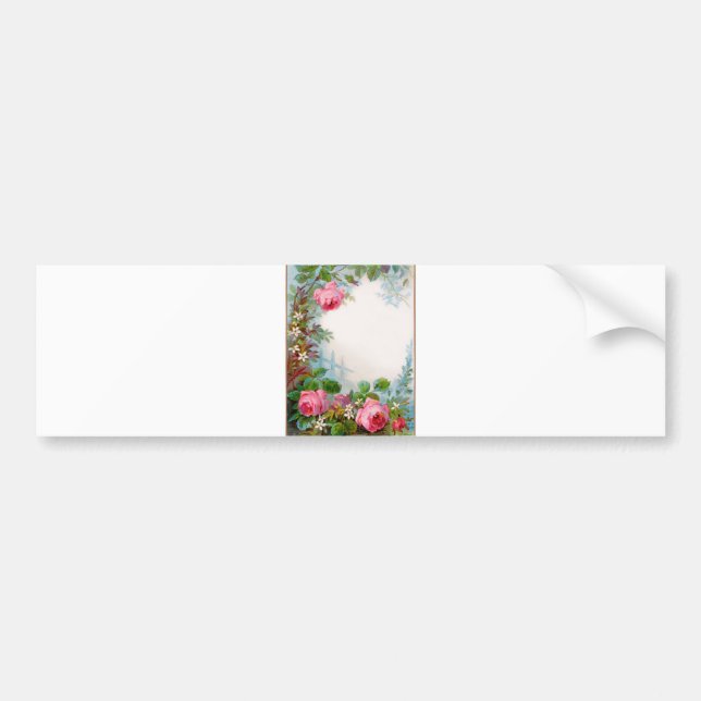 ROSES & JASMINES BUMPER STICKER (Front)