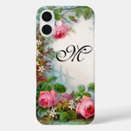 ROSES &amp; JASMINES MONOGRAM iPhone 16 PLUS CASE