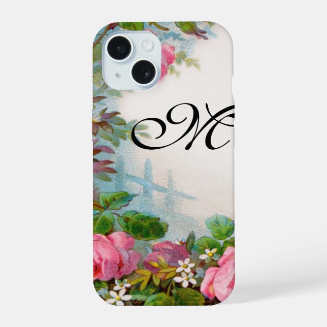 ROSES & JASMINES MONOGRAM IPHONE CASE (Back)