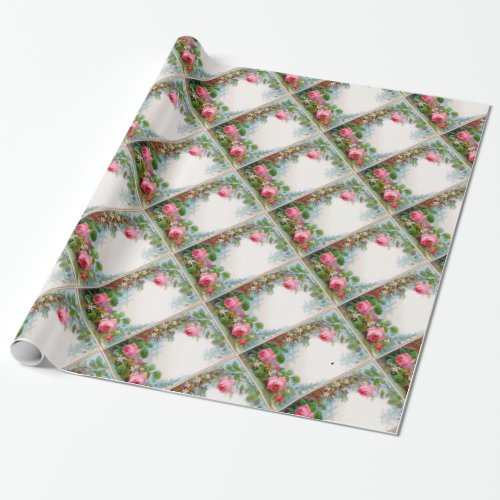 ROSES  JASMINES WRAPPING PAPER