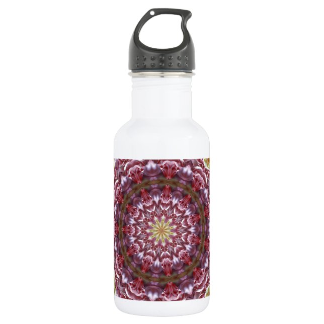 Roses Kaleidoscope Water Bottle (Front)