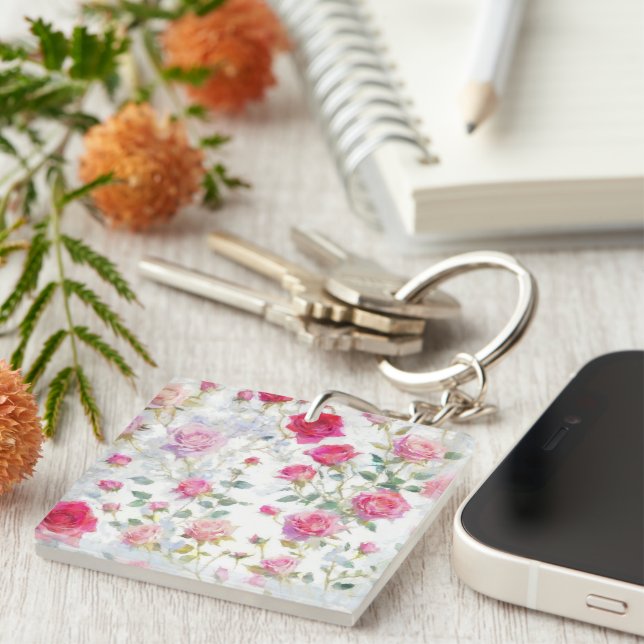 Roses Keychain (Front Right)