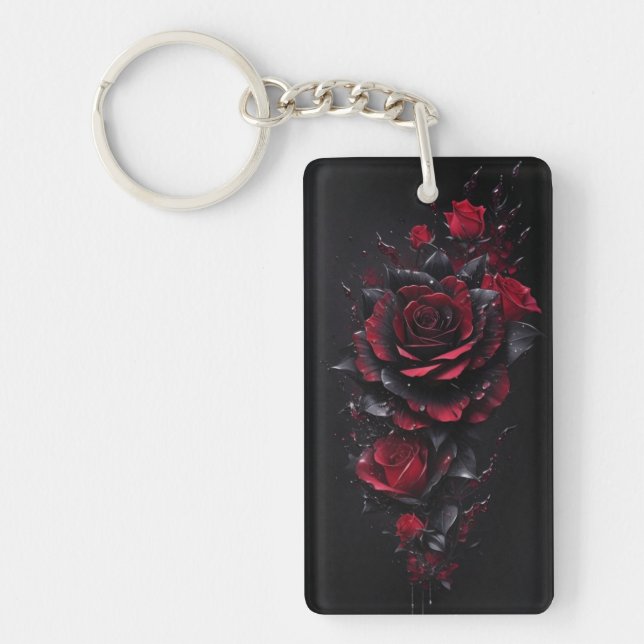 Roses  keychain (Front)