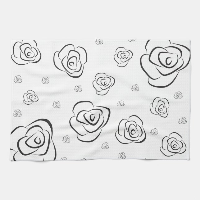 Roses Kitchen Towel (Horizontal)