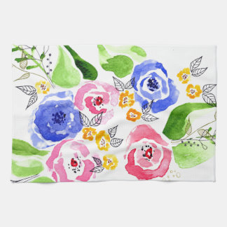 roses kitchen towel