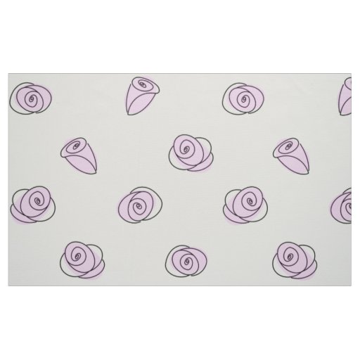Roses Lilac Multi large pattern fabric